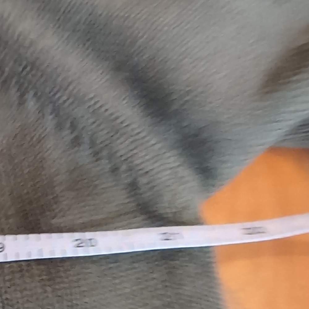 Columbia Men's Olive Cotton Sweater with Blue and Orange Accents - Picture 8 of 9
